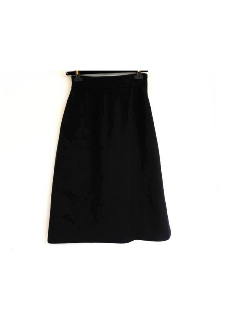 Prada Back Ribbon Design Skirt Navy Fall Winter 8 38